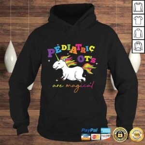 Hoodie Cute Rainbow Unicorn Pediatric OT Occupational Therapy TShirt