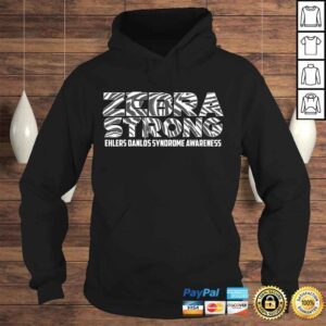 Hoodie Cute Zebra Strong Ehlers Danlos Syndrome Awareness Tee Gift