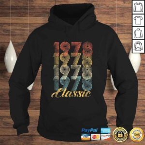 Hoodie CuteComfy 1970s Gift Vintage 1978 Men Women Shirt