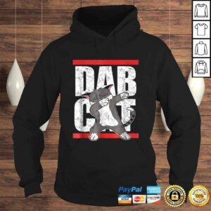 Hoodie Dab CaShirt Dabbing Kitty Feline Pet Distressed Tee 1