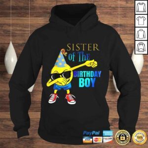 Hoodie Dabbing Emoji SISTER of Birthday Boy Shirt Party Outfit Gift