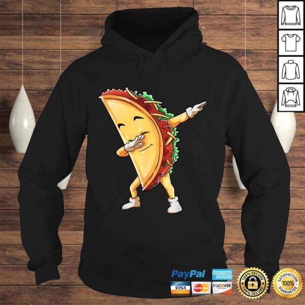 Dabbing Taco Funny Cinco de Mayo Mexican Men Food Lover Dab TShirt - Image 4