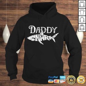 Hoodie Daddy Shark Shirt Fathers Day Gifts Family Matching Dad