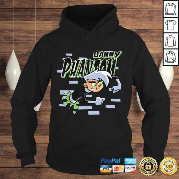 Danny Phantom Coming Through Brick Wall Gift TShirt - Image 4