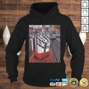 Hoodie Dazzleships in Drydock Liverpool Edward Wadsworth Art Deco TShirt Gift