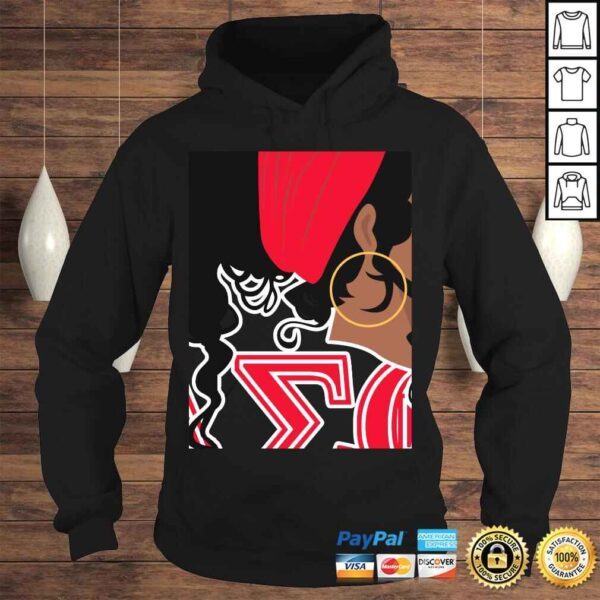 Delta Black Girl Magic Sigma Diva Theta Natural Hair Hoodie - Image 4