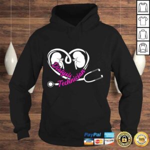 Hoodie Dialysis Technician Stethoscope Nephrology Tech Gift Top