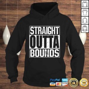 Hoodie Disc Golf Straight Outta Bounds TShirt Gift