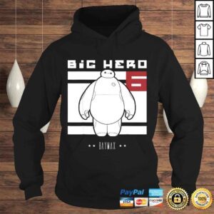 Hoodie Disney Big Hero 6 Baymax All White Flag Poster Tee TShirt