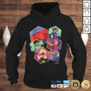 Hoodie Disney Big Hero 6 TV Series Group Six Hex Graphic TShirt