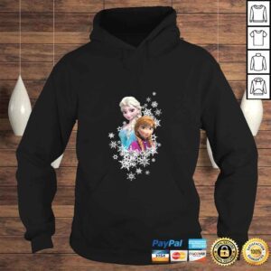 Hoodie Disney Frozen Anna and Elsa Snowflakes Shirt