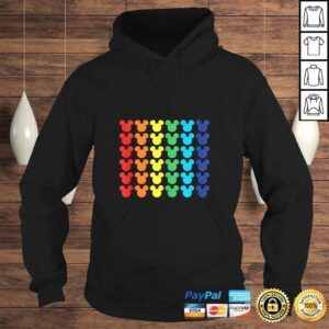 Hoodie Disney Mickey Mouse Rainbow Icons Shirt