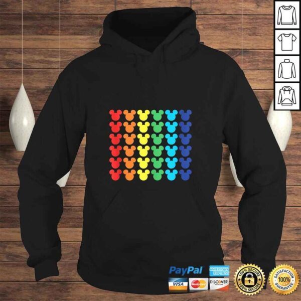 Disney Mickey Mouse Rainbow Icons Shirt - Image 4