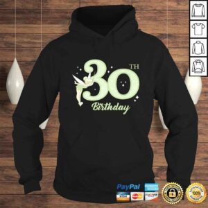 Hoodie Disney Peter Pan 30th Birthday Tinkerbell Portrait Shirt