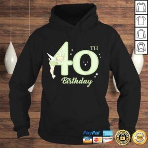 Hoodie Disney Peter Pan 40th Birthday Tinkerbell PortraiShirt