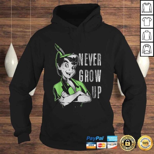 Disney Peter Pan Never Grow Up Vintage PortraiShirt - Image 4