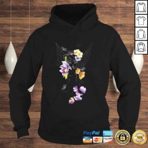 Hoodie Disney Peter Pan Tinker Bell Outline Floral Sketch PortraiTShirt Gift