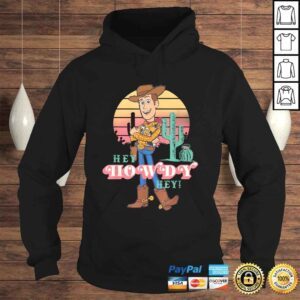 Hoodie Disney Pixar Toy Story 4 Woody Hey Howdy Hey Retro PortraiGift Top