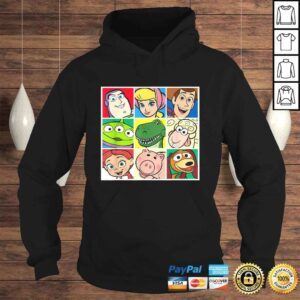 Hoodie Disney Pixar Toy Story Cast Character Grid VNeck TShirt