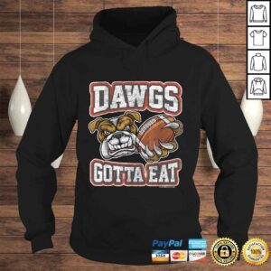 Hoodie Distressed Dawgs Gotta Eat CLE VNeck TShirt