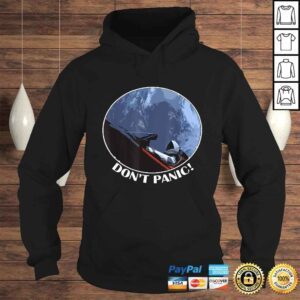 Hoodie Dont Panic Starman Historic Shirt