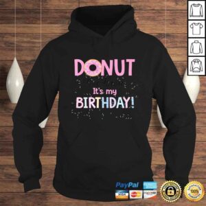 Hoodie Donut Funny 1st Birthday Shirt Matching Family Cake