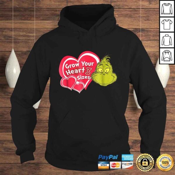 Dr. Seuss Grinch Grow Your HearTShirt - Image 4