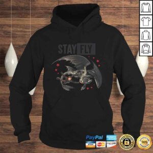 Hoodie DreamWorks How To Train Your Dragon 3 Stay Fly Toothless TShirt