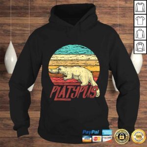 Hoodie Duck Billed Men Boys Kids Australia Sunset Platypus Gift Top