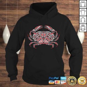 Hoodie Dungeness Crab Fisherman Northwest Native American Indian