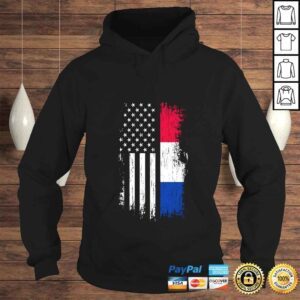 Hoodie Dutch American Flag Pride Netherlands USA Pullover Hoodie