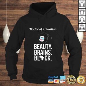 Hoodie EdD Doctor of Education Black Brains Doctorate Graduation Tee TShirt