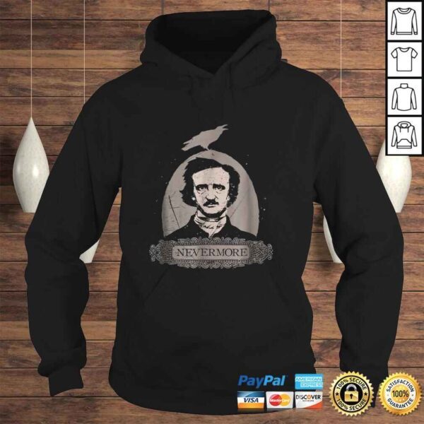 Edgar Allan Poe  Vintage Cothic Raven Nevermore Tee Shirt - Image 4