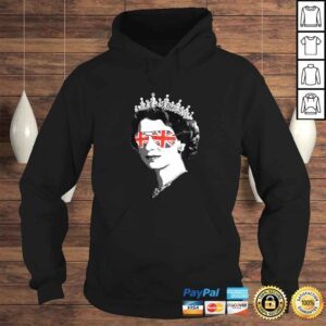 Hoodie Elizabeth II Sunglasses Shirt British Crown Union Jack Meme