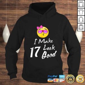 Hoodie Emojicon 17th birthday Shirt 17 year old teenage girl