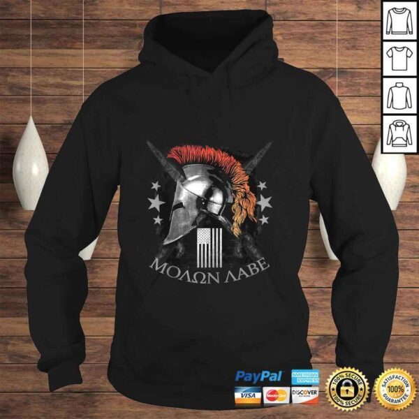 Epic Molon Labe Come & Take Them Spartan Tee T-Shirt - Image 4