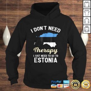 Hoodie Estonian Estonia Map Flag Shirt Gift for Estonians