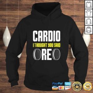 Hoodie FUNNY CARDIO Shirt Food Oreo Fitness Gym Gift 1