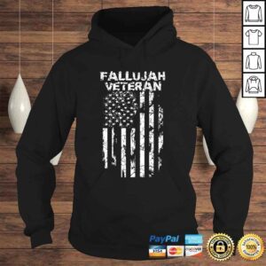 Hoodie Fallujah Shirt Gift for Military Combat Veteran