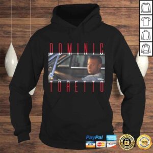 Hoodie Fast Furious Dominic Toretto Photo Word Stack Tshirt