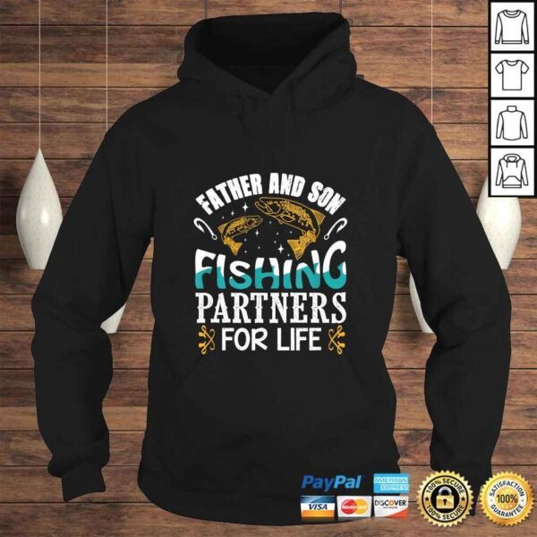 Father And Son Fishing Partners For Life Shirt Father Gift - Image 4