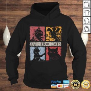 Hoodie Father of Cats Shirt Cat Lovers Cat Dad Fabulous Gift