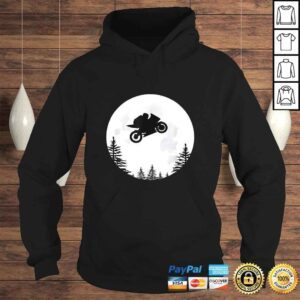 Hoodie Flying Moto GP Motorbike Over the Moon TShirt