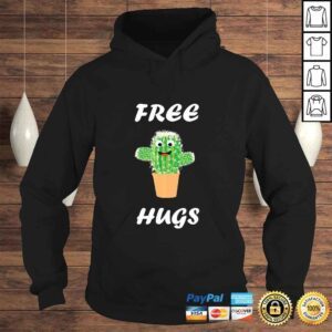 Hoodie Free Hugs Cactus Design Gift cute tee costume Tee TShirt