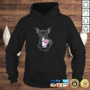 Hoodie French Bulldog Hoodie for Women Men Frenchie Flower