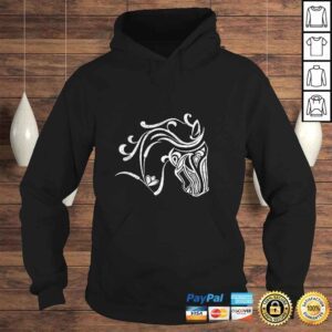 Hoodie Friesian Horse Shirt Beautiful Fresian Horse Head