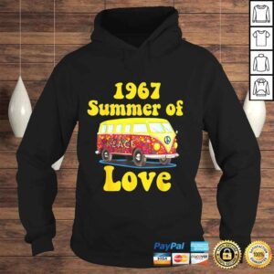 Hoodie Funny 1967 Summer of Love Retro Tees Vintage Sixties Hippie Gift TShirt