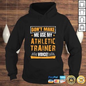 Hoodie Funny AT Certified Athletic Trainer Shirt Gift Saying