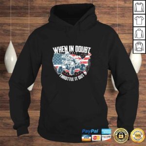 Hoodie Funny AllTerrain Vehicles ATV 4Wheeler Pullover Hoodie