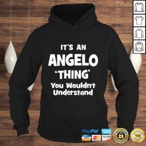 Hoodie Funny Angelo Thing Name Funny VNeck TShirt